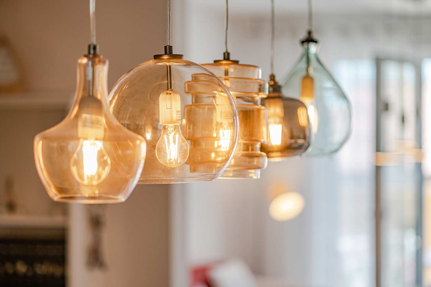 Ferienhaus Nordwind Kölpinsee Insel Usedom Detailaufnahme Lampe