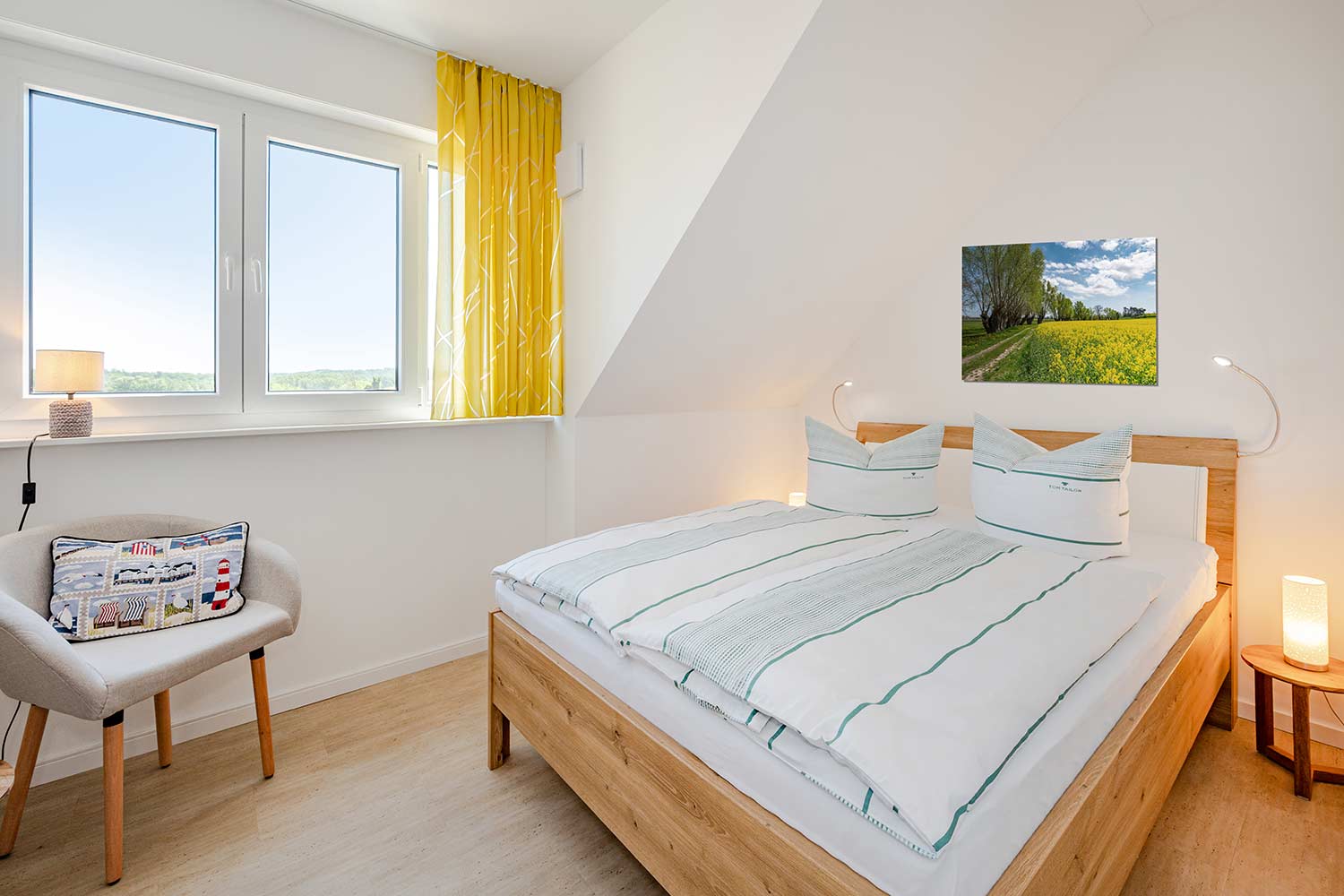 Ferienhaus Nordwind Kölpinsee Insel Usedom Schlafzimmer