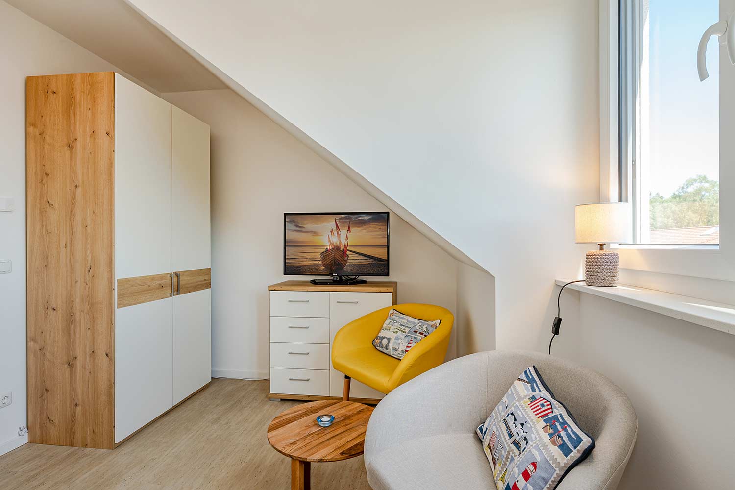 Ferienhaus Nordwind Kölpinsee Insel Usedom Schlafbereich