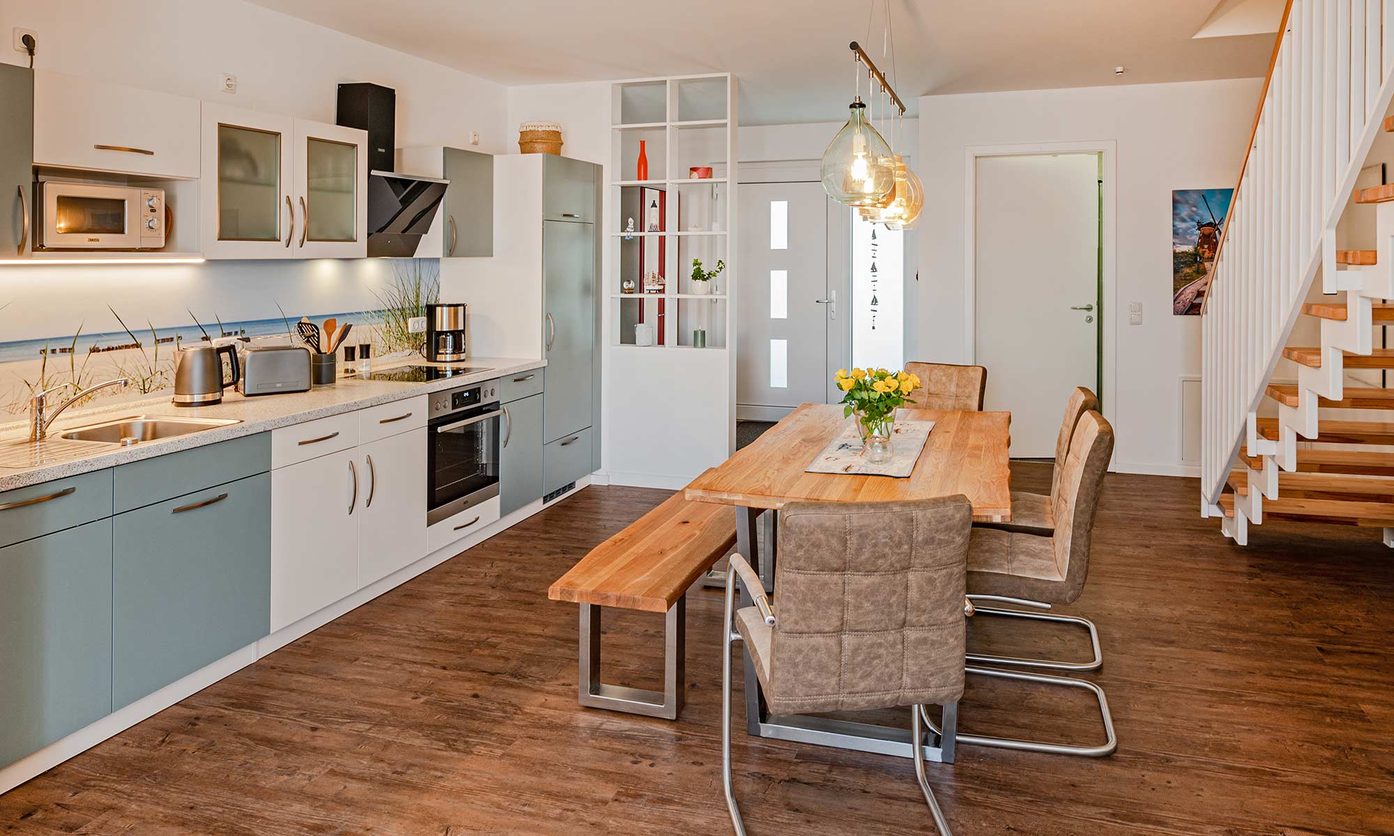 Küche Ferienhaus Nordwind Kölpinsee