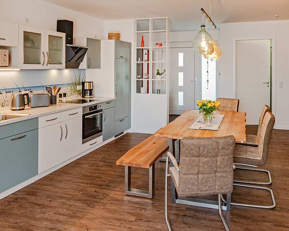 Küche Ferienhaus Nordwind Kölpinsee